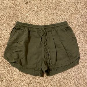 Casual, green shorts